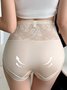 Culottes Femmes Décontracté Plain Toutes Les Saisons à Haute Élasticité Respirable Quotidien Dentelle Standard Régulier