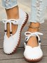 Chaussures à Tige Basse Décontracté Plain Toutes Les Saisons Quotidien à Talon Plat Bout Rond PU à Enfiler Chaussures à Tige Basse pour Femmes