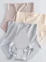 Culottes Femmes Décontracté Plain Toutes Les Saisons Polyester à Haute Élasticité Respirable Quotidien Culottes Régulier