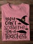 T-shirts Femmes Décontracté Printemps / Automne Imprimé de Lettre Motif Micro-élasticité Quotidien Ample Manches Longues Régulier Régulier