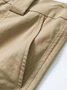Pantalons Femmes Décontracté Plain Printemps / Automne Coton Taille Haute Quotidien Ample Long Régulier