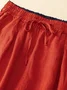 Pantalons Femmes Décontracté Plain Printemps / Automne Coton Naturel Aucune élasticité Ample Long Droit