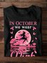 T-shirts Décontracté Printemps / Automne Papillon Coton Micro-élasticité Ample Manches Longues Col Rond Trapèze pour Femmes