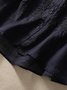 Chemisiers1 Femmes Décontracté Plain Printemps / Automne Aucune élasticité Coton Et Lin Régulier Droit Régulier Col de Chemise