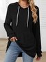 à Capuche Femmes Décontracté Plain Printemps / Automne Micro-élasticité Quotidien Meilleure vente Manches Longues Droit Régulier