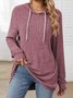 à Capuche Femmes Décontracté Plain Printemps / Automne Micro-élasticité Quotidien Meilleure vente Manches Longues Droit Régulier