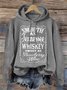 à Capuche Femmes Printemps / Automne Lettres de texte de Style Occidental Sweat-shirt à Capuche Quotidien Manches Longues en Mélangé de Coton Régulier Régulier