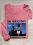 T-shirts Décontracté Printemps / Automne Figure Quotidien en Mélangé de Coton Régulier Droit Élasticité moyenne Oui pour Femmes