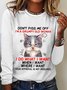 Chemisiers1 Femmes Décontracté Imprimé d'Animal Printemps / Automne Aucune élasticité Quotidien Ample Meilleure vente Manches Longues Col Rond