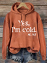 à Capuche Femmes Décontracté Printemps / Automne Lettres de texte Sweat-shirt à Capuche Ample en Mélangé de Coton Régulier Droit Régulier