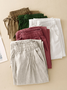 Pantalons Femmes Décontracté Plain Printemps / Automne Coton Aucune élasticité Quotidien Ample Long Régulier