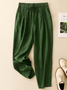 Pantalons Femmes Décontracté Plain Printemps / Automne Coton Aucune élasticité Quotidien Ample Long Régulier