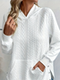 Sweat-shirts Décontracté Imprimé d'Animal Printemps / Automne Sweat-shirt à Capuche Quotidien Jersey Manches Longues Droit Régulier pour Femmes