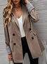 Manches Longues Régulier Plain Blazer pour Femmes