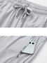 Pantalons Décontracté Plain Printemps / Automne Couture de poche Nylon Standard Droit Régulier Élasticité moyenne pour Femmes