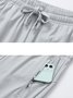 Pantalons Femmes Décontracté Plain Printemps / Automne Séchage Rapide Taille Élastique Standard Pantalons Harem Droit Élasticité moyenne