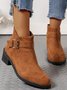 Chelsea Bottes Décontracté Motif Léopard Automne Zip à Bout Pointu Faux Suède PU Caoutchouc Chelsea Bottes pour femmes