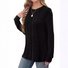 T-shirts Décontracté Plain Printemps / Automne Asymétrique Régulier Droit Boucle Régulier Élasticité moyenne pour Femmes