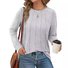 T-shirts Décontracté Plain Printemps / Automne Asymétrique Régulier Droit Boucle Régulier Élasticité moyenne pour Femmes