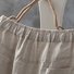 Pantalons Décontracté Plain Printemps / Automne Naturel Micro-élasticité Quotidien Coton Et Lin Long Régulier pour Femmes