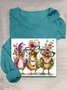 T-shirts Décontracté Printemps / Automne Turquie Quotidien Col Rond Régulier Régulier Élasticité moyenne Oui pour Femmes