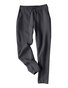 Pantalons Femmes Décontracté Plain Printemps / Automne Polyester Aucune élasticité Quotidien Long Droit Régulier