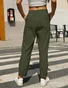 Pantalons Femmes Décontracté Plain Printemps / Automne Polyester Aucune élasticité Quotidien Long Droit Régulier
