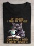 T-shirts Femmes Décontracté Été Lettres de texte Quotidien Ample Manches Courtes Régulier Élasticité moyenne Oui