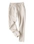Pantalons Femmes Décontracté Plain Printemps / Automne Polyester Aucune élasticité Quotidien Long Droit Régulier
