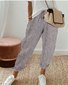 Pantalons Décontracté Plain Printemps / Automne Naturel Aucune élasticité Pantalon droit Long Droit Régulier pour Femmes