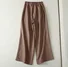 Pantalons Femmes Décontracté Ethnique Printemps / Automne Naturel Aucune élasticité Quotidien Ample Long Droit