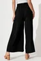 Pantalons Décontracté Plain Printemps / Automne Nœud Devant Aucune élasticité Quotidien Ample Pantalon droit Régulier pour Femmes