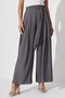 Pantalons Décontracté Plain Printemps / Automne Nœud Devant Aucune élasticité Quotidien Ample Pantalon droit Régulier pour Femmes