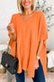 Pulls Décontracté Plain Automne Quotidien Manches Courtes Laine/Tricot Droit Élasticité moyenne Non pour Femmes