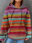 Sweat-shirts Décontracté Abstrait Printemps / Automne Micro-élasticité Ample Manches Longues Régulier Droit Régulier pour Femmes