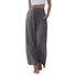 Pantalons Femmes Décontracté Plain Printemps / Automne Polyester Aucune élasticité Ample Taille Élastique Droit Régulier