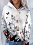Sweat-shirts Décontracté Abstrait Printemps / Automne Polyester Quotidien Ample Manches Longues Régulier Régulier pour Femmes