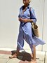 Femmes Géométrique Rouge Confortable Dentelle Robe Maxi Décontracté
