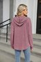 à Capuche Décontracté Plain Printemps / Automne Sweat-shirt à Capuche Naturel Ample Manches Longues Régulier Élasticité moyenne pour Femmes