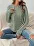 Sweat-shirts Rayé Décontracté Printemps / Automne Polyester Sweat-shirt à Capuche Micro-élasticité Ample Manches Longues Régulier pour Femmes