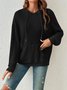 Sweat-shirts Rayé Décontracté Printemps / Automne Polyester Sweat-shirt à Capuche Micro-élasticité Ample Manches Longues Régulier pour Femmes