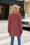 T-shirts Décontracté Plain Printemps / Automne Quotidien Manches Longues Col Rond Mi-long Régulier Élasticité moyenne pour Femmes