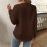 Chemisiers1 Décontracté Plain Printemps / Automne Polyester Aucune élasticité Quotidien Régulier Boucle Non pour Femmes