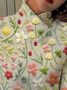 Chemisiers1 Femmes Décontracté Floral Printemps / Automne Micro-élasticité Quotidien chaleur Meilleure vente Droit Régulier