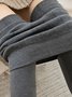 Pantalons De Yoga Femmes Plain Décontracté Hiver à Haute Élasticité Quotidien Serré Long Legging Droit