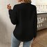 Chemisiers1 Décontracté Plain Printemps / Automne Polyester Aucune élasticité Quotidien Régulier Boucle Non pour Femmes