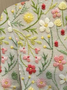 Chemisiers1 Femmes Décontracté Floral Printemps / Automne Micro-élasticité Quotidien chaleur Meilleure vente Droit Régulier