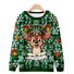 Sweat-shirts Décontracté Printemps / Automne Noël Motif de Wapiti Polyester Poids lourd Aucune élasticité Quotidien Ample Droit pour Femmes