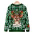 Sweat-shirts Décontracté Printemps / Automne Noël Motif de Wapiti Polyester Poids lourd Aucune élasticité Quotidien Ample Droit pour Femmes