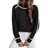 Pulls Décontracté Plain Printemps / Automne Naturel Quotidien Manches Longues Laine/Tricot Régulier Droit pour Femmes